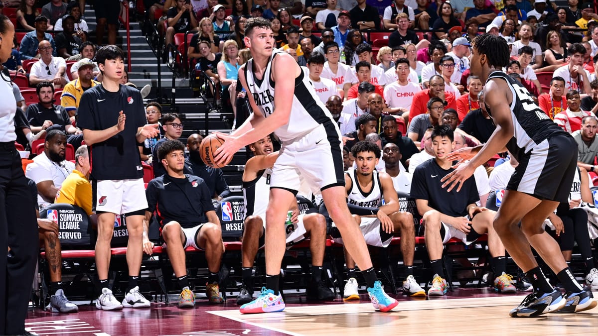 Donovan Clingan's Defense as Advertised in Summer League Debut